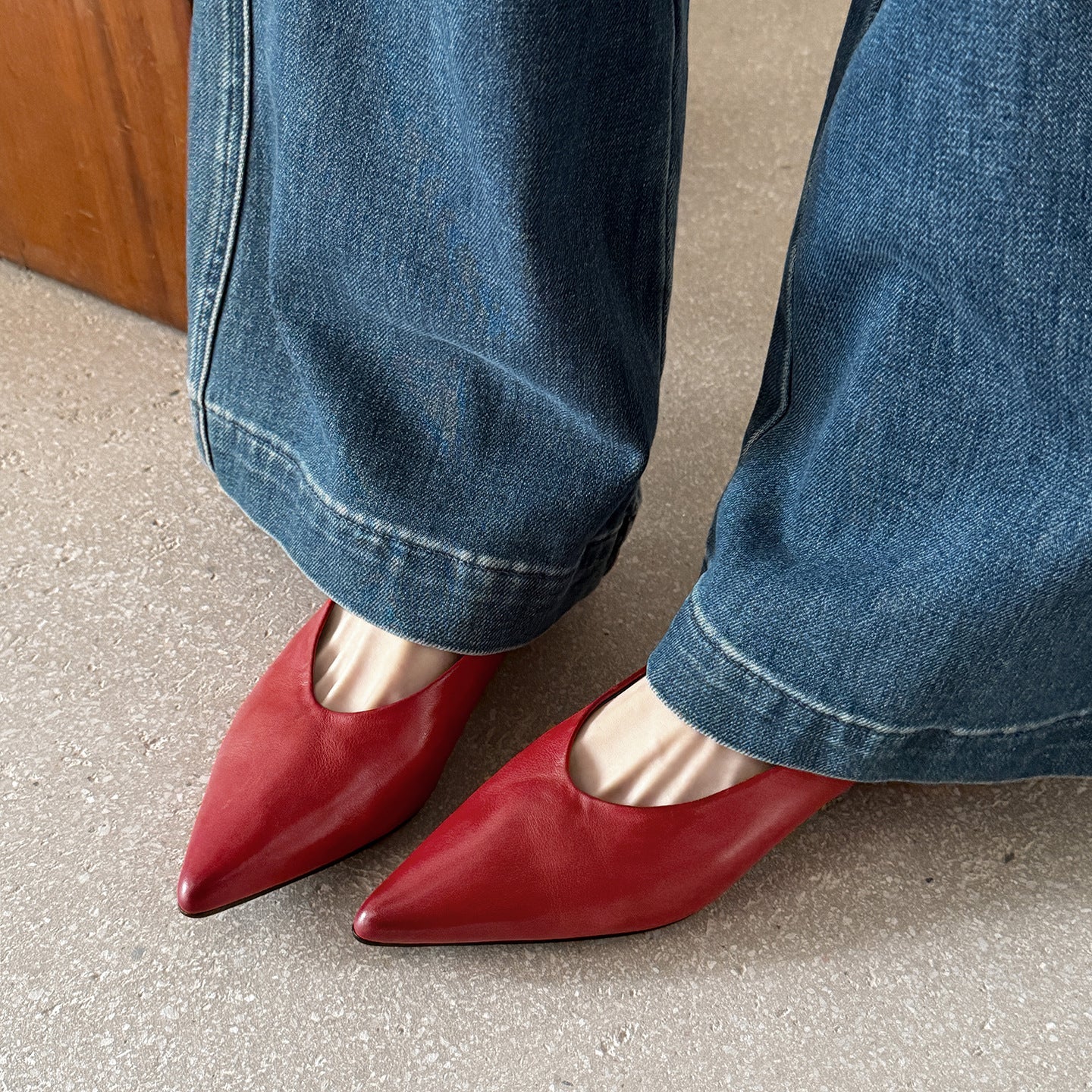 Cowhide-Minimalist-Vielseitige Schuhe