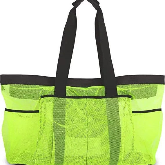 Mesh Strandtasche mit Reissverschluss – Bild 8 | LuxeStyle
