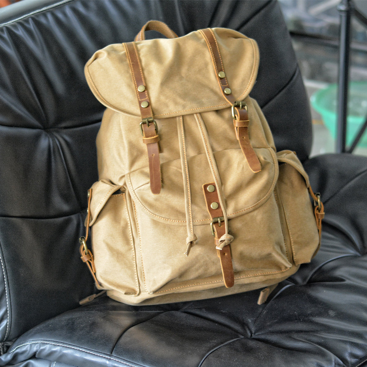 Retro Canvas Reisetasche – Bild 7 | LuxeStyle
