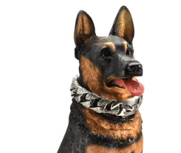 Hundehalsband aus Metall für starke Rassen – Bild 2 | LuxeStyle
