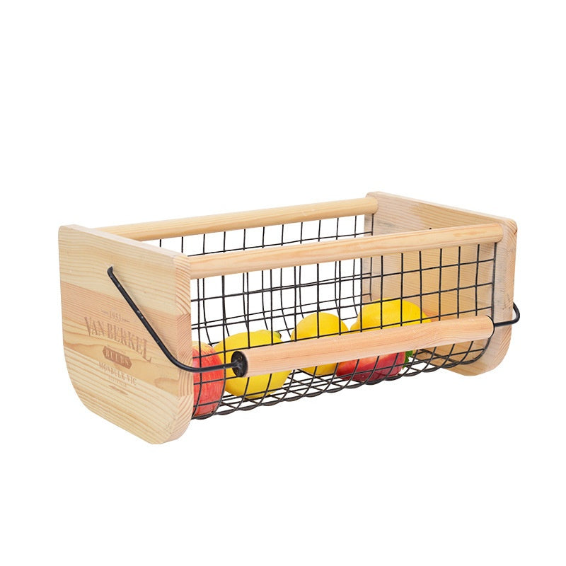 Holzkorb für Früchte und Gemüse