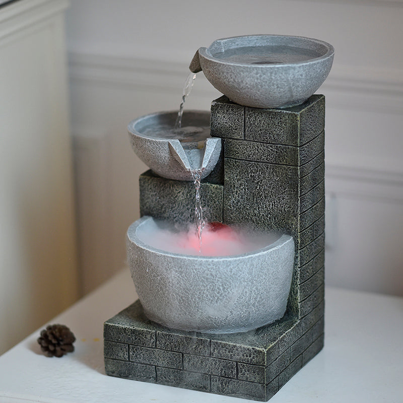 Tisch-Humidifikator mit Wasserspiel