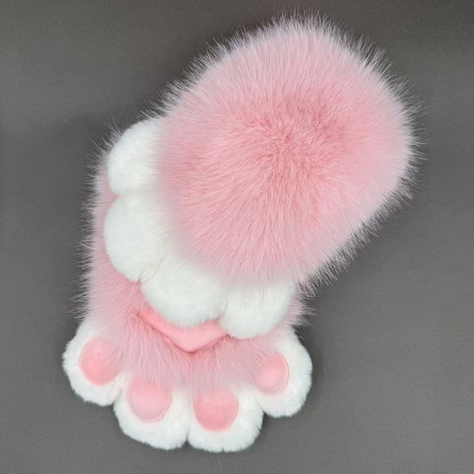 Bunte Tierpfoten-Cosplay-Handschuhe