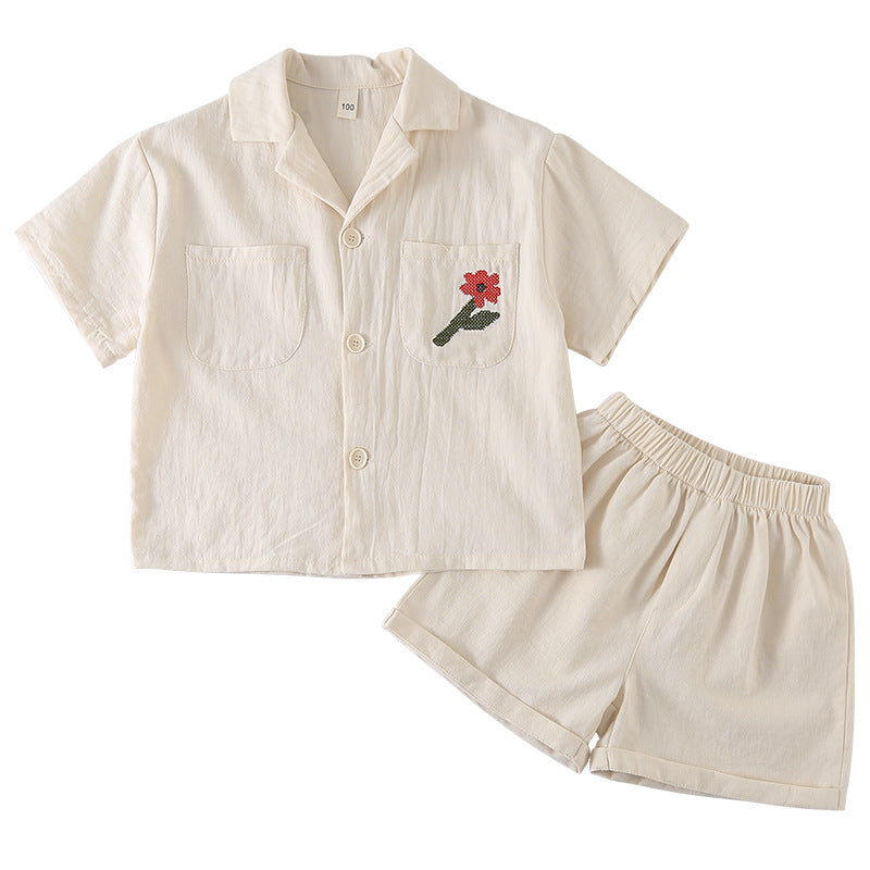 Kinder Sommer-Outfit mit Blumenmuster – Bild 7 | LuxeStyle
