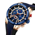 Herren Quarzuhr mit Kalender und Silikonarmband | LuxeStyle