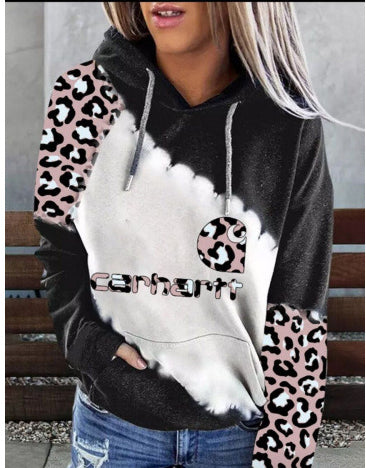 Kapuzenpullover mit Letter-Print