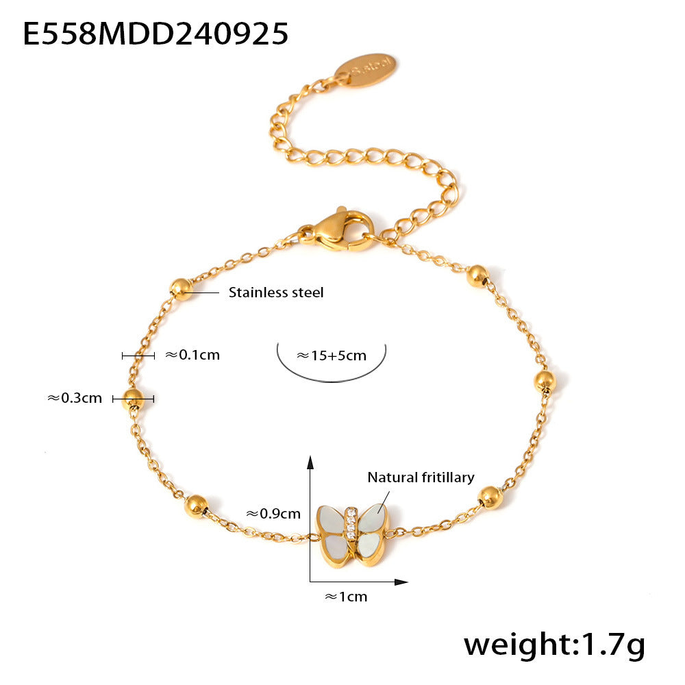 Schmetterlings-Armband aus Titanstahl – Bild 2 | LuxeStyle