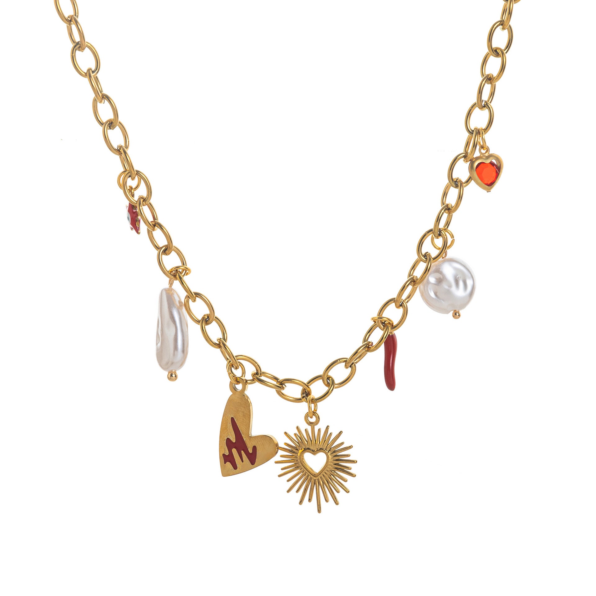 Farbveredeltes Edelstahl-Halsband
