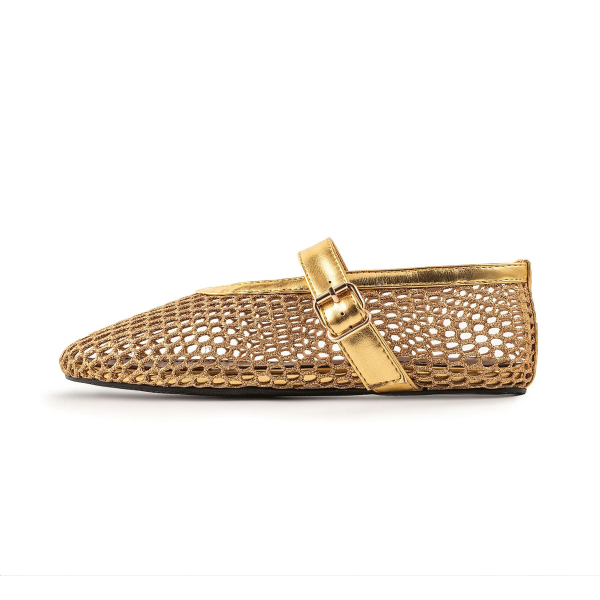 Mary Jane Mesh-Ballerinas mit Knöchelschnalle – Bild 14 | LuxeStyle