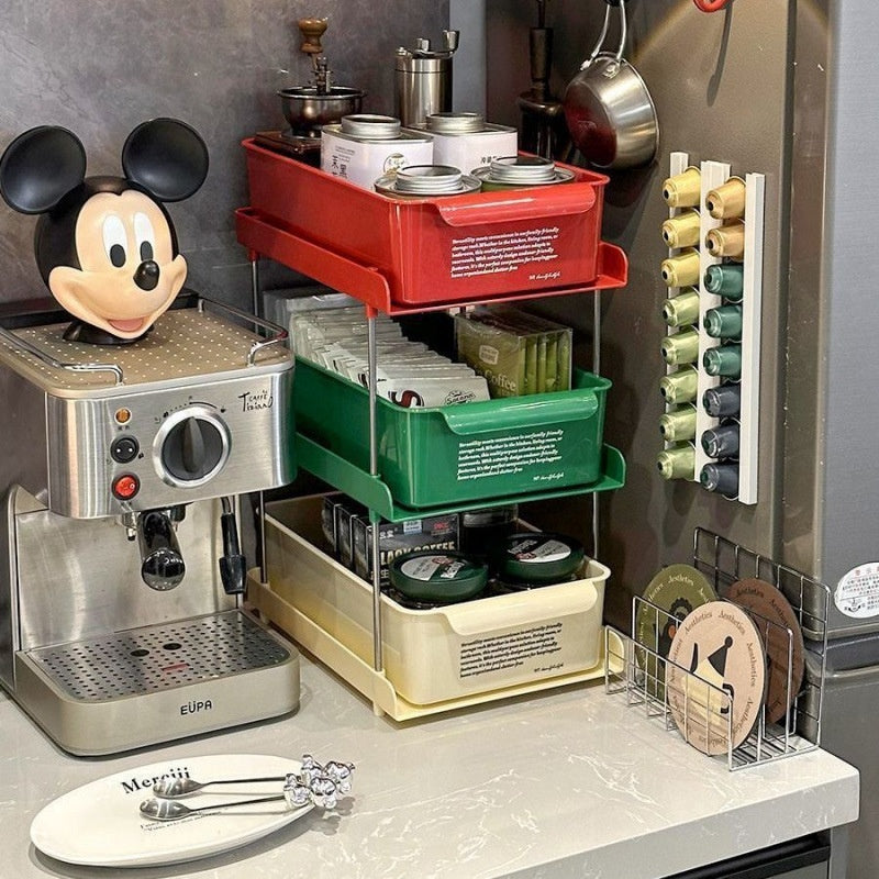 Kaffee-Ecke Desktop Schubladen-Organizer – Bild 8 | LuxeStyle