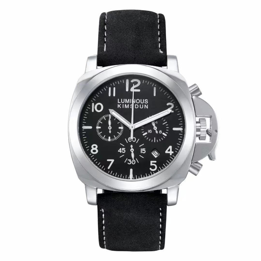 Sportliche Herrenuhr mit Leuchtzeigern – Bild 2 | LuxeStyle
