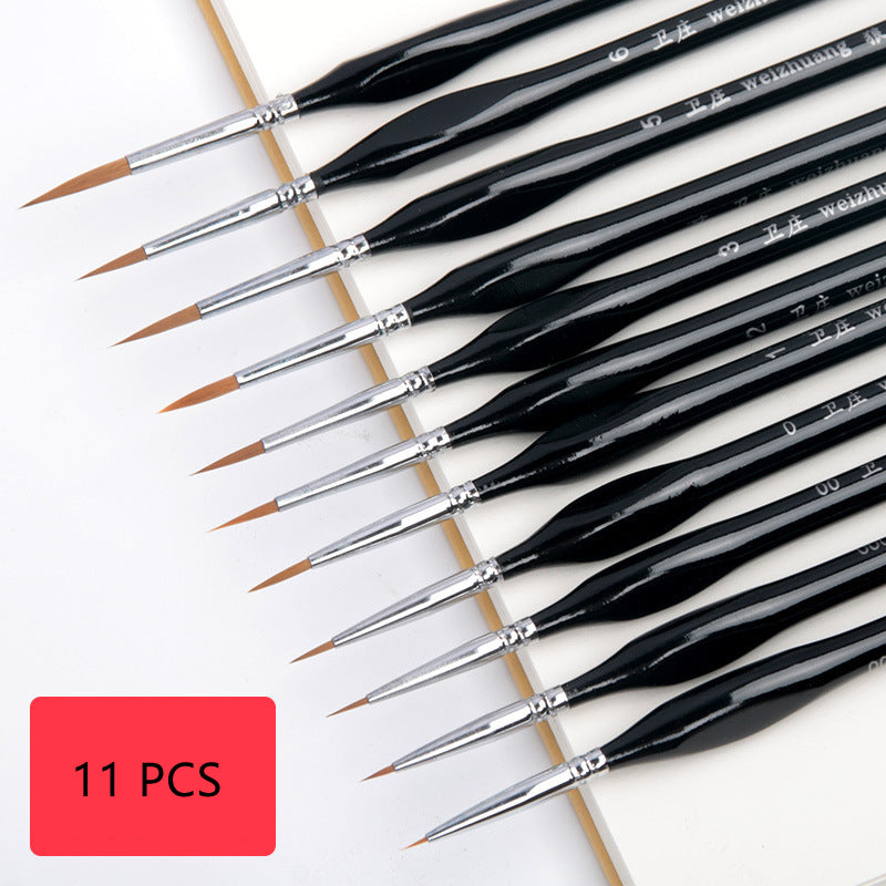 Black Wolf Nail Art Pinselset – Bild 3 | LuxeStyle