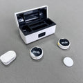 Drahtloses Kragen-Mikrofon-Set mit Ladebox