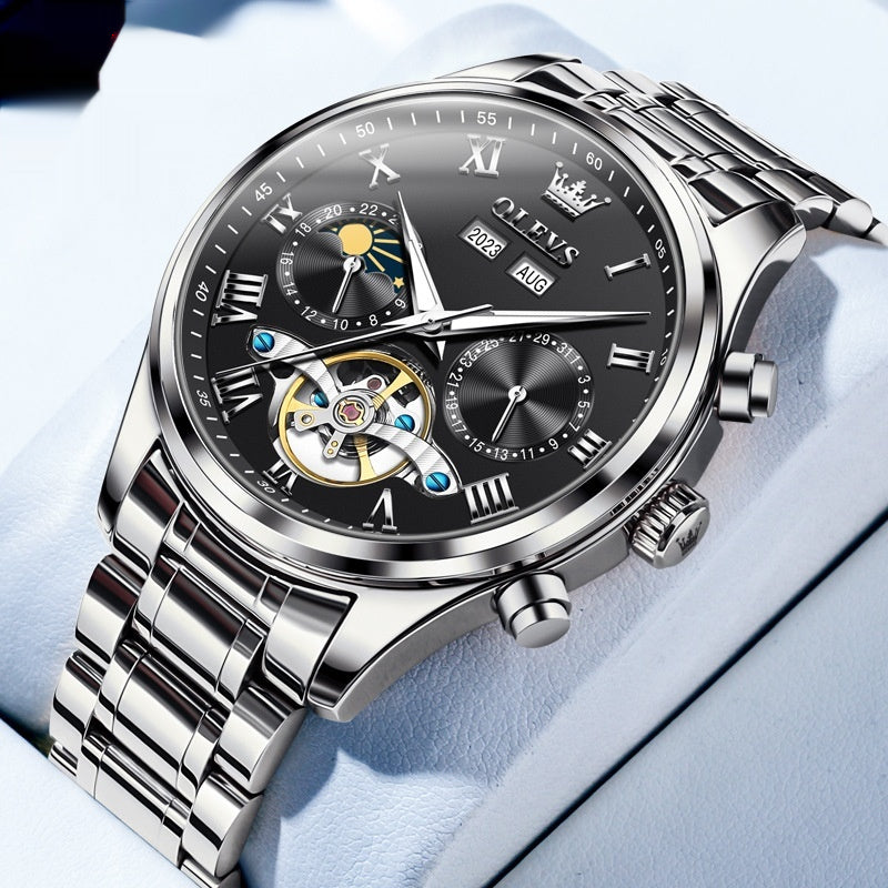Herren Business Uhr Edelstahl