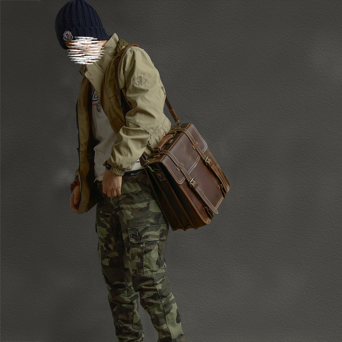 Vintage Lederrucksack Crazy Horse – Bild 8 | LuxeStyle