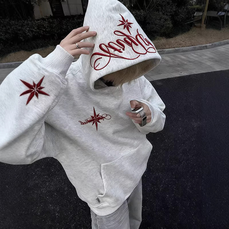Kapuzenjacke mit Stickerei