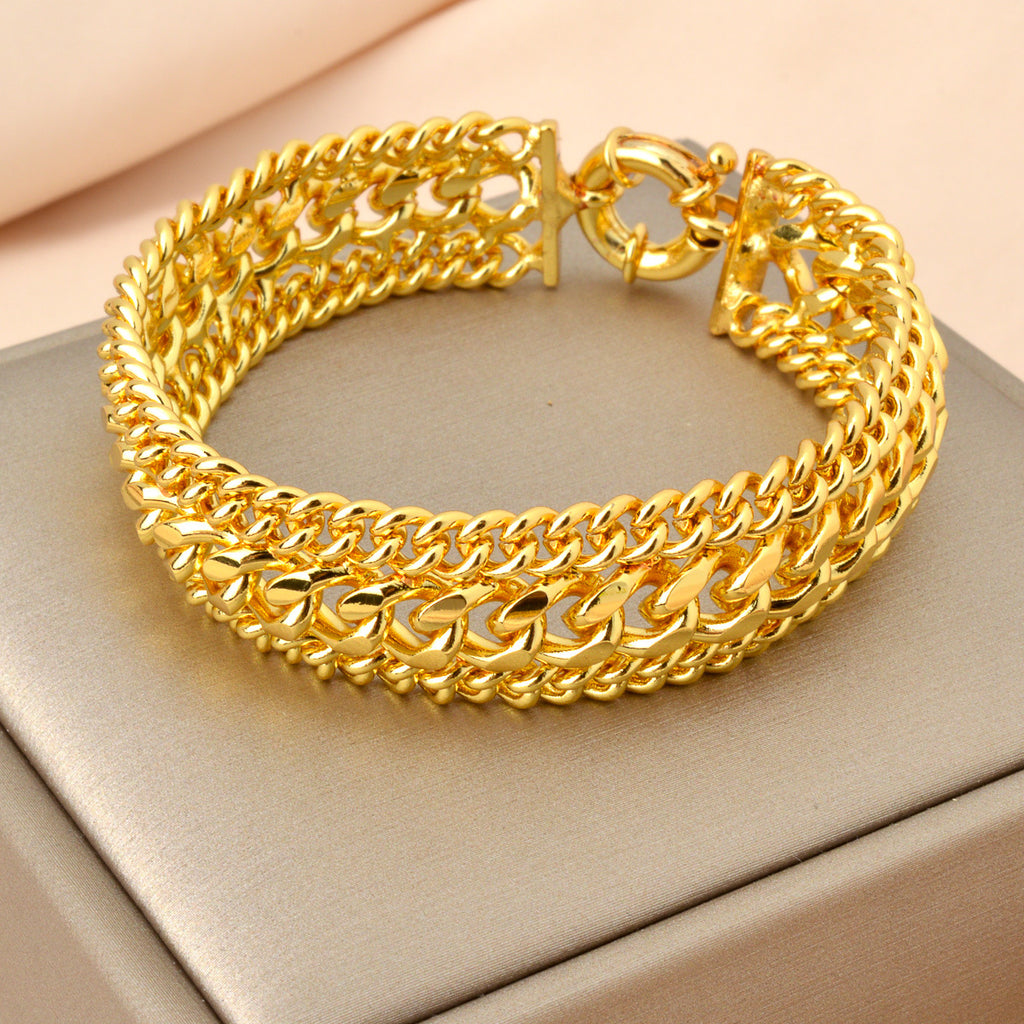 Minimalistisches Doppelreihen-Mesh Armband | LuxeStyle
