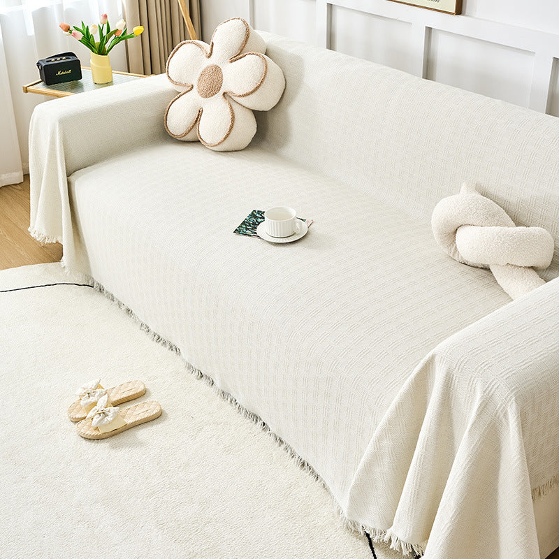 Sofaüberwurf im Creme-Stil, vier Jahreszeiten – Bild 6 | LuxeStyle