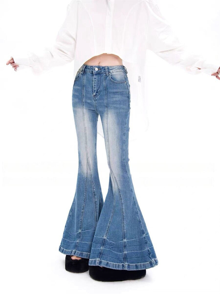 Retro Jeans mit Elaschanbund