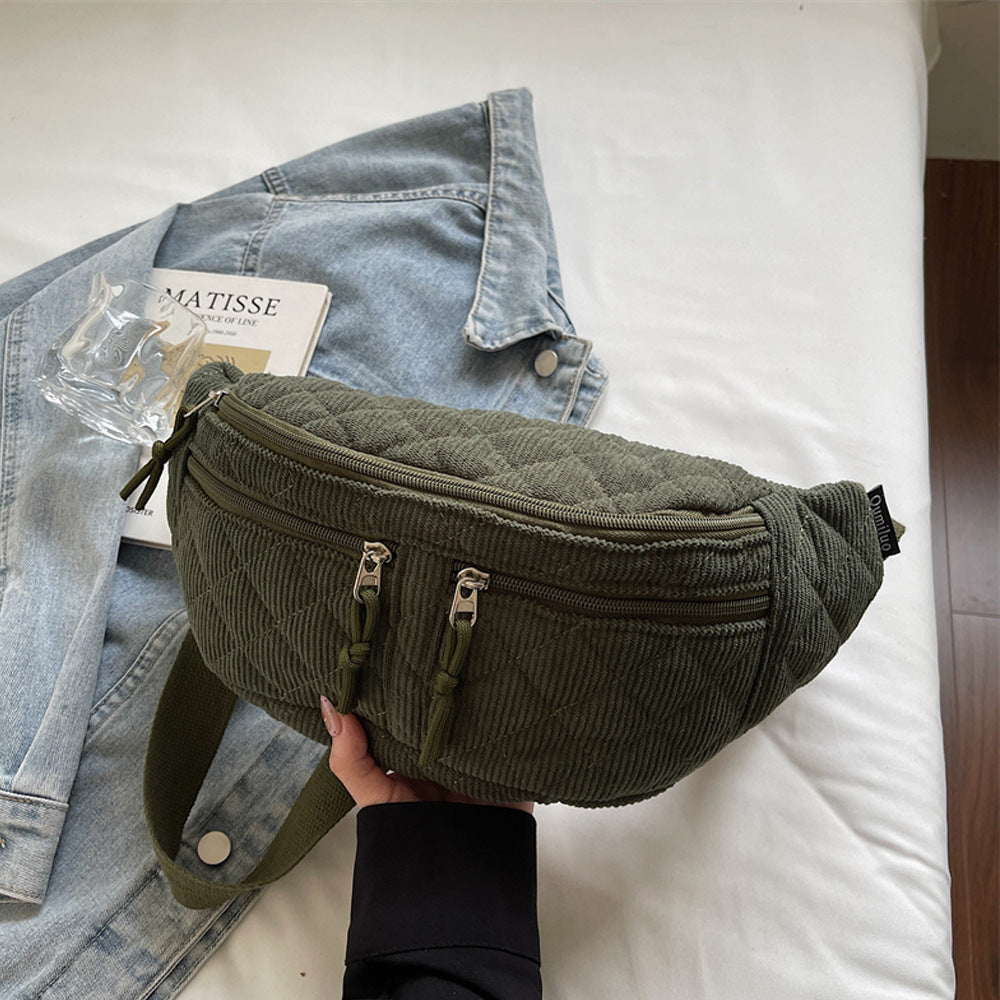 Klassische Corduroy-Tasche