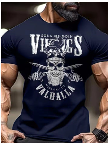 Herren Kurzarm-Sportshirt mit Rundhals – Bild 2 | LuxeStyle
