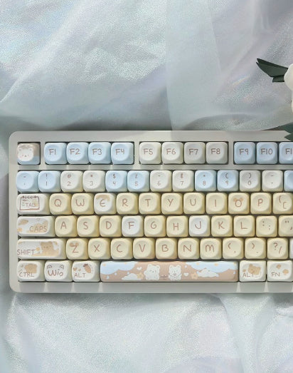 Milchtee-Bär Tastenkappen für mechanische Tastatur – Bild 6 | LuxeStyle