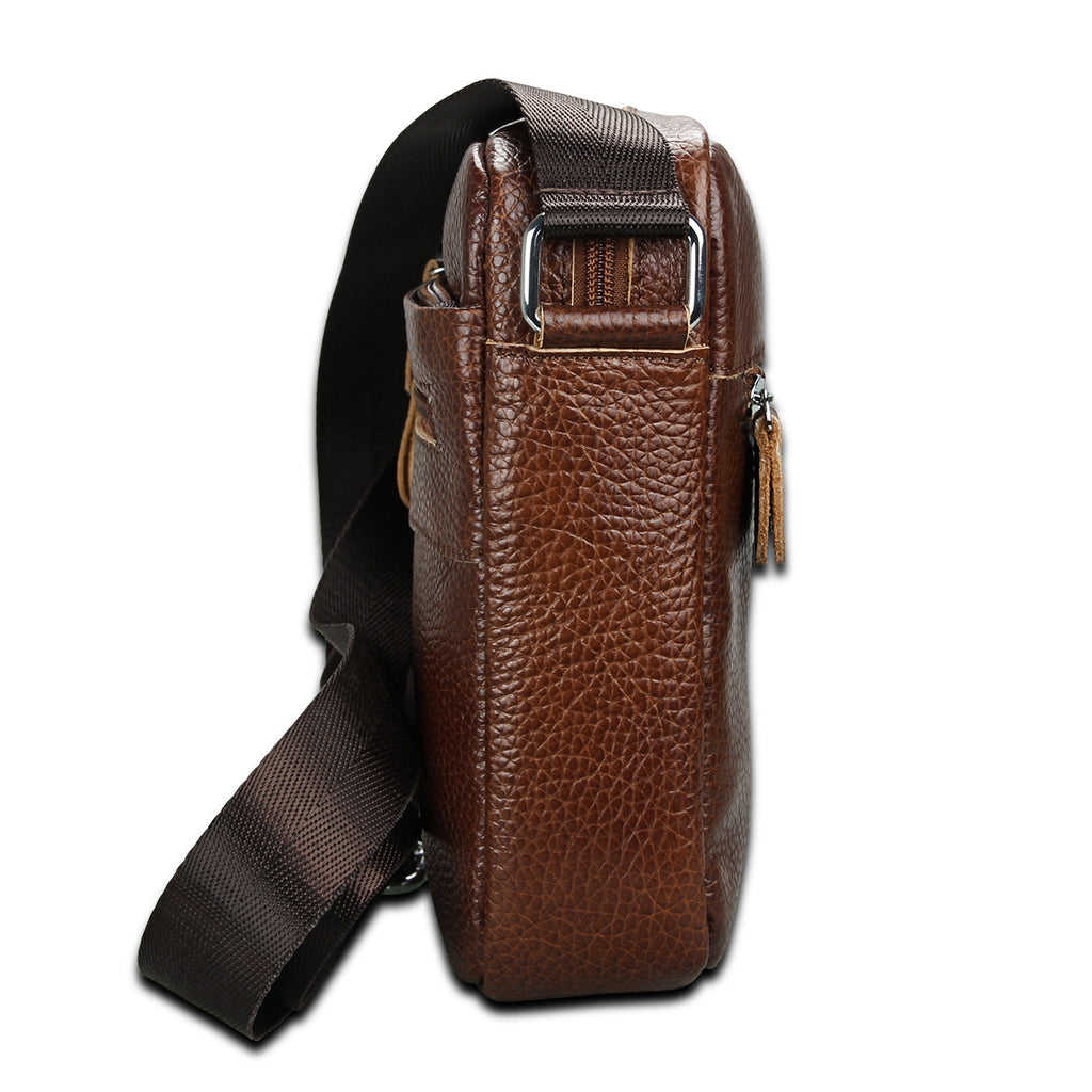 Genuine Leder Crossbody Umhängetasche für Herren – Bild 2 | LuxeStyle