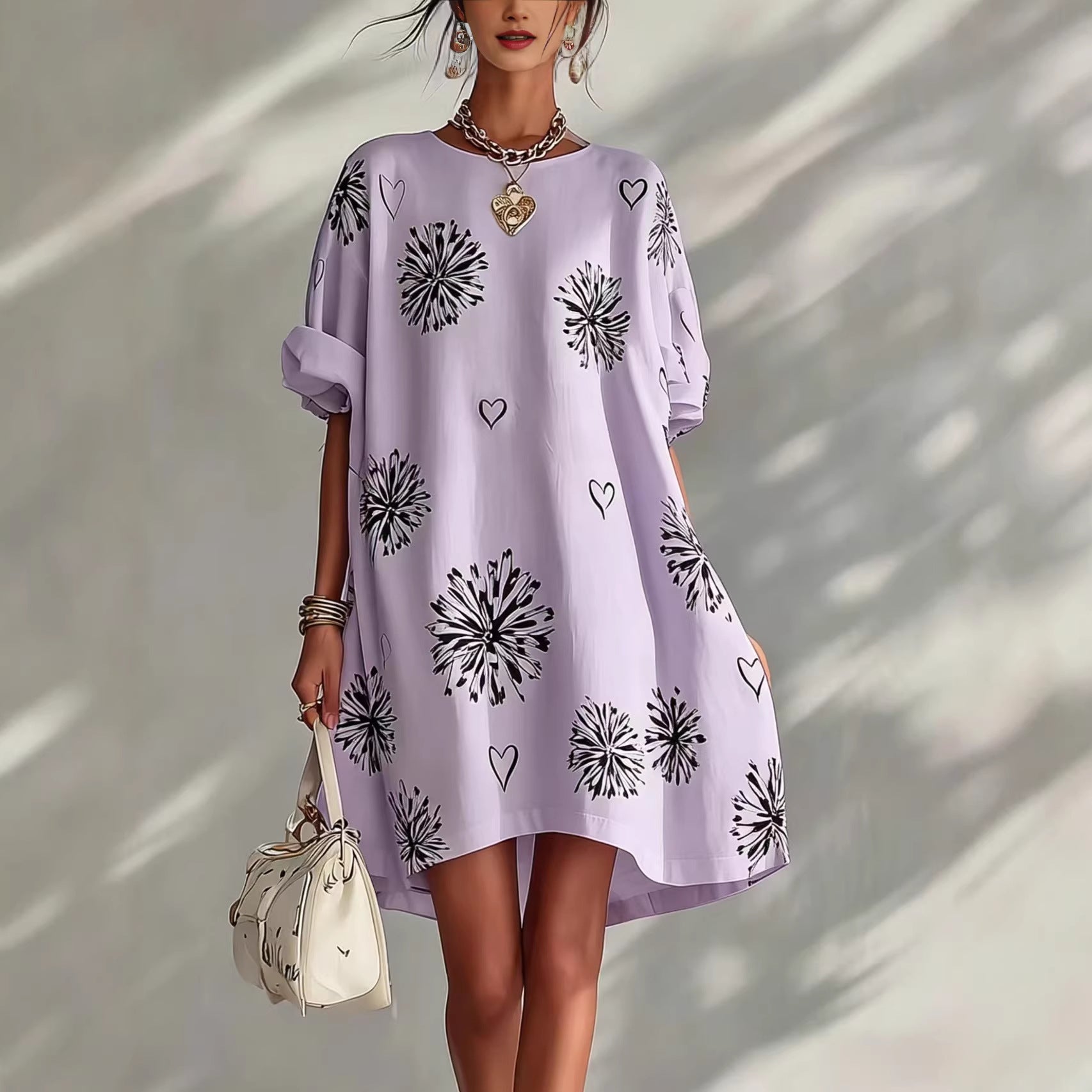 Blumenkleid mit Herzen