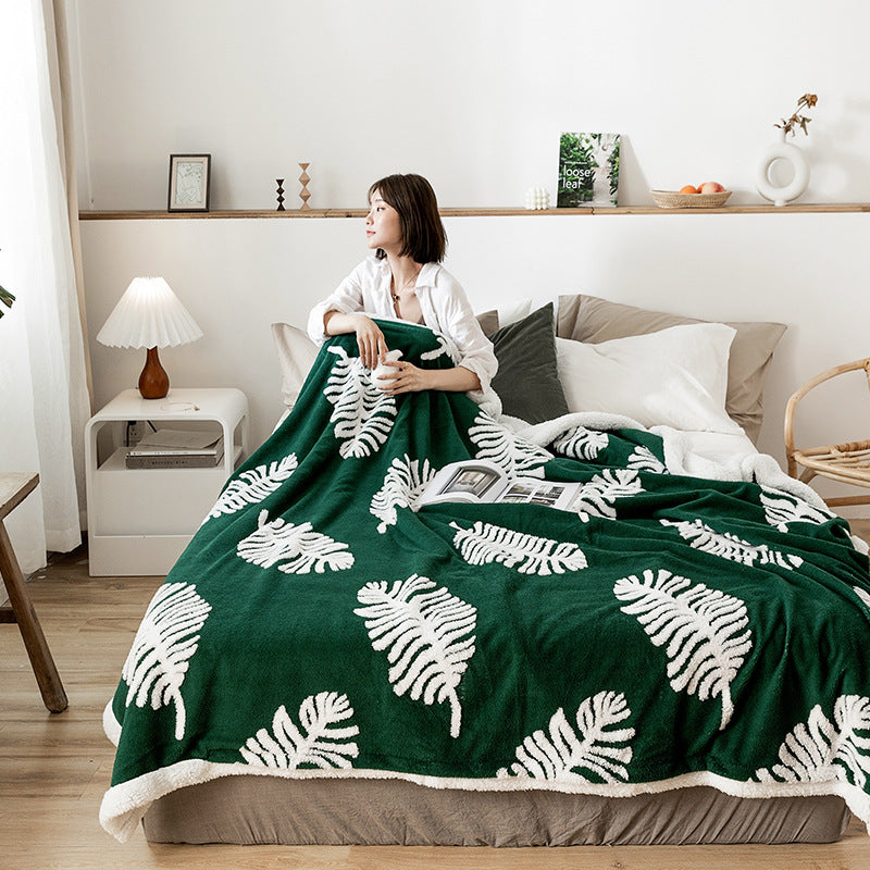 Samt-Jacquard-Decke aus Polyesterfaser – Bild 12 | LuxeStyle