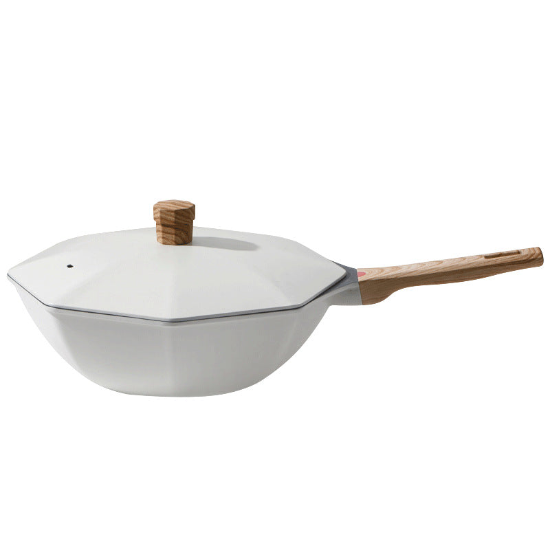 Maifan Stein Antihaft-Wok, achteckig – Bild 3 | LuxeStyle