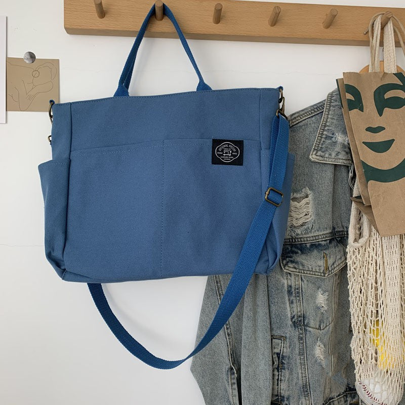 Grosszügiger Canvas-Messenger für Alltag – Bild 2 | LuxeStyle
