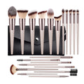 20-teiliges Make-up Pinselset Champagner