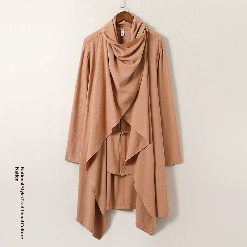 Leinen-Trenchcoat im Tang-Stil – Bild 2 | LuxeStyle