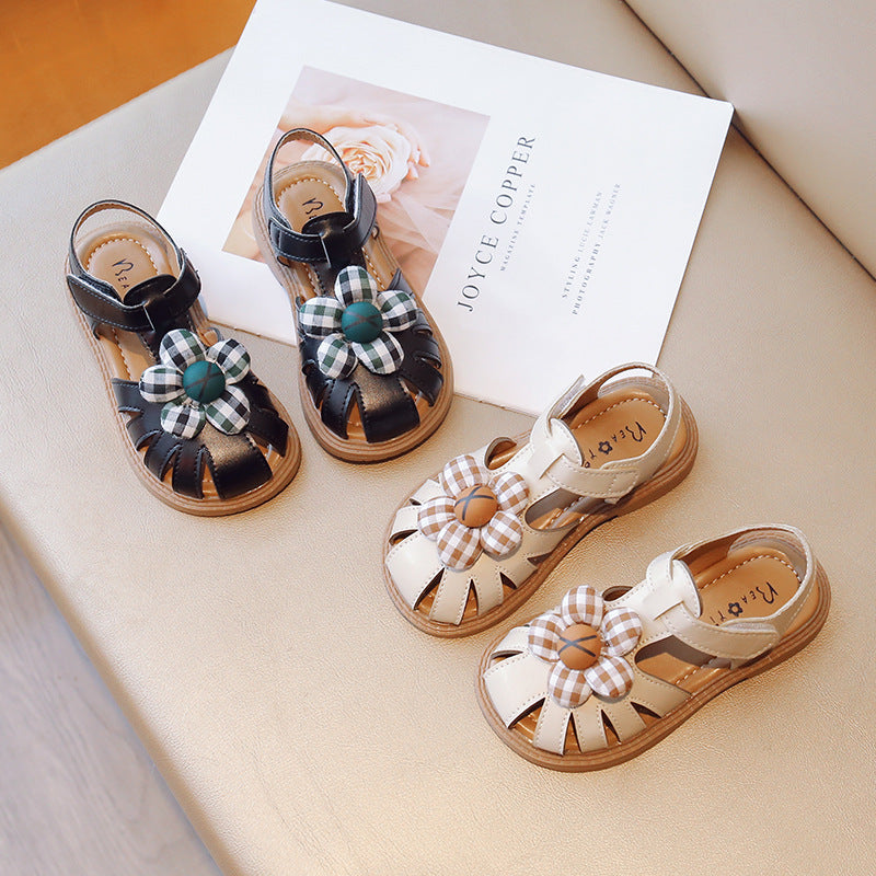 Blumen-Sandalen für Kinder mit weicher Sohle | LuxeStyle