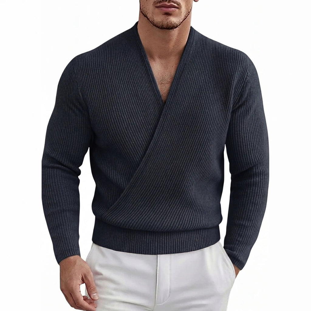 Acrylpullover mit V-Ausschnitt – Bild 3 | LuxeStyle