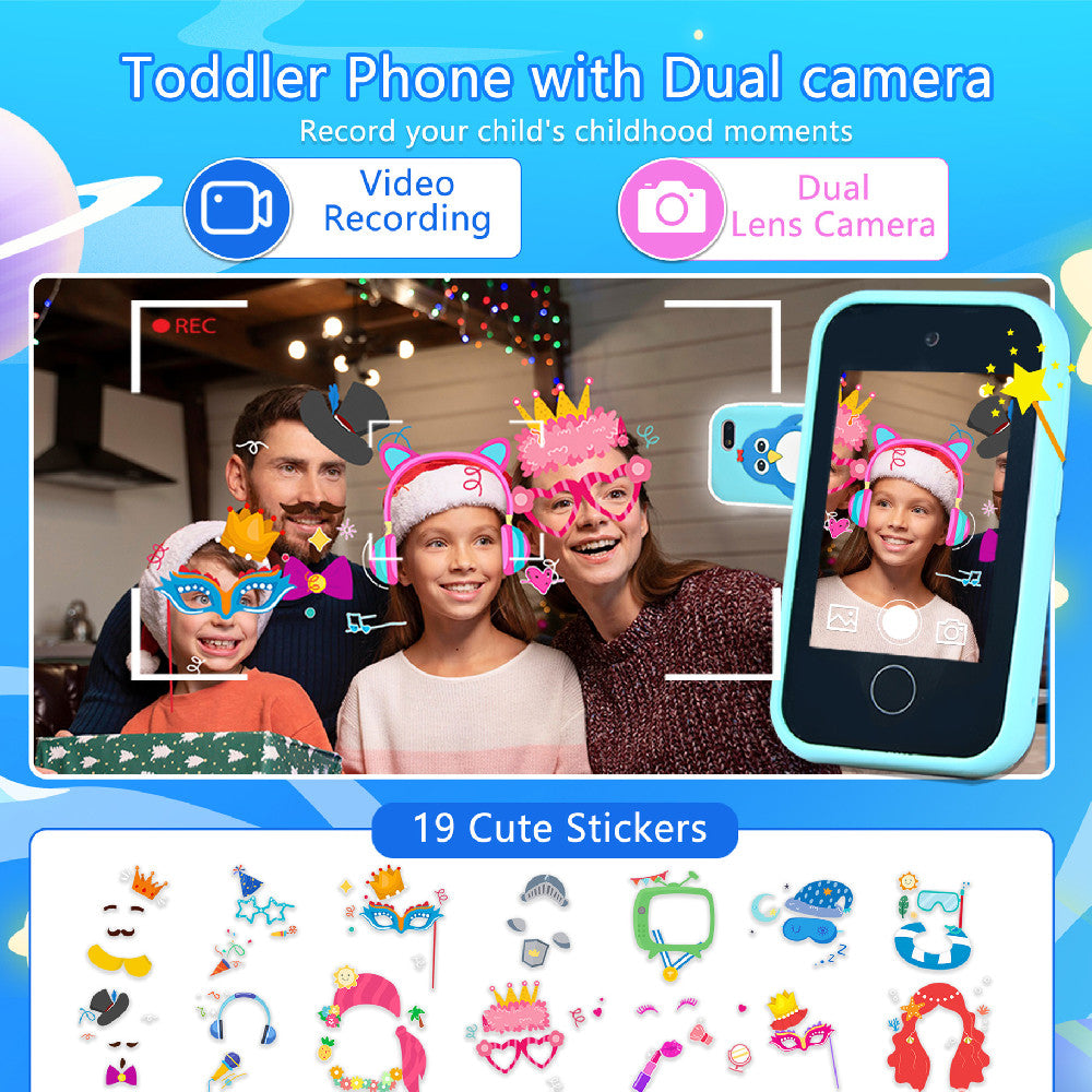 Kindersmartphone Silikon-Pinguin-Spielzeug