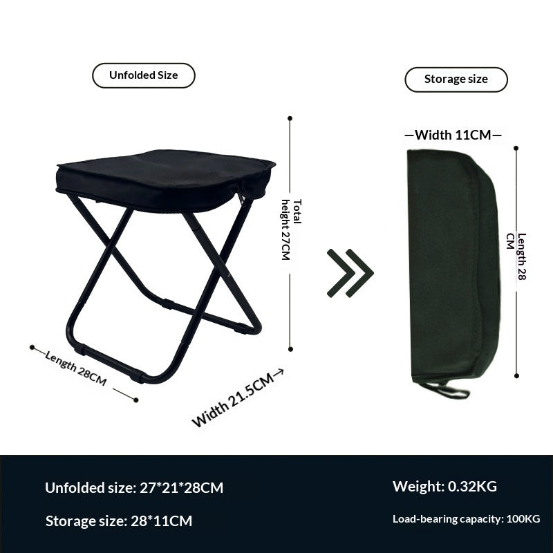 Outdoor-Faltstuhl aus Aluminium