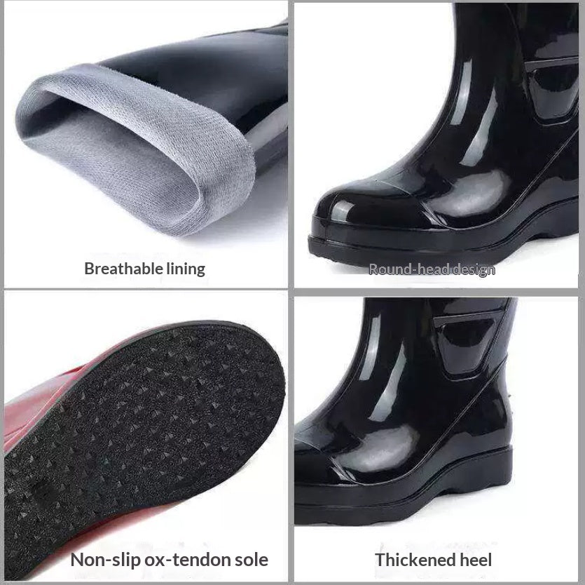 Weisser High-Top Sicherheitsschuh mit Stahlkappe | LuxeStyle