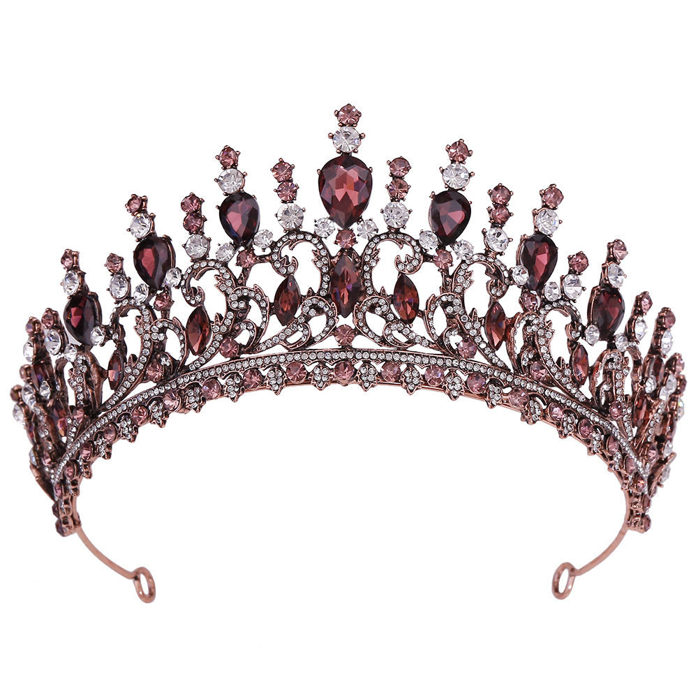 Barocke Kristall-Tiara für Hochzeiten