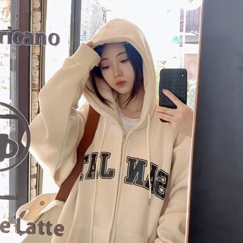 Kapuzenpullover im Casual-Look für Paare
