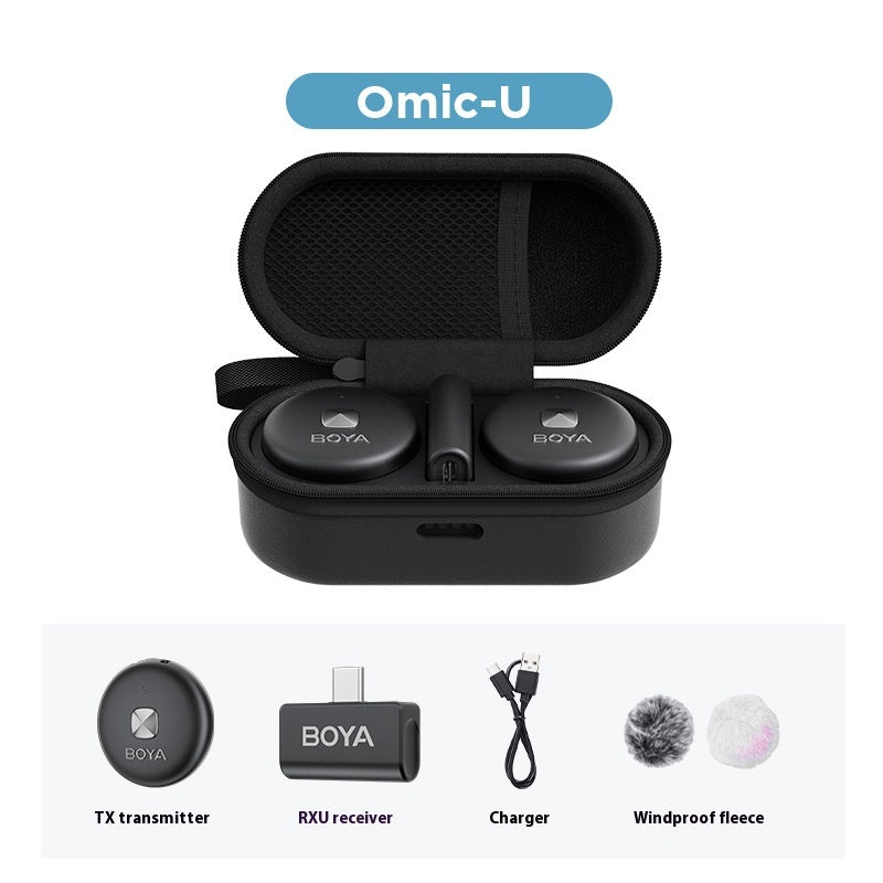 Boya 2-in-1 Funkmikrofon mit Ansteck-Clip
