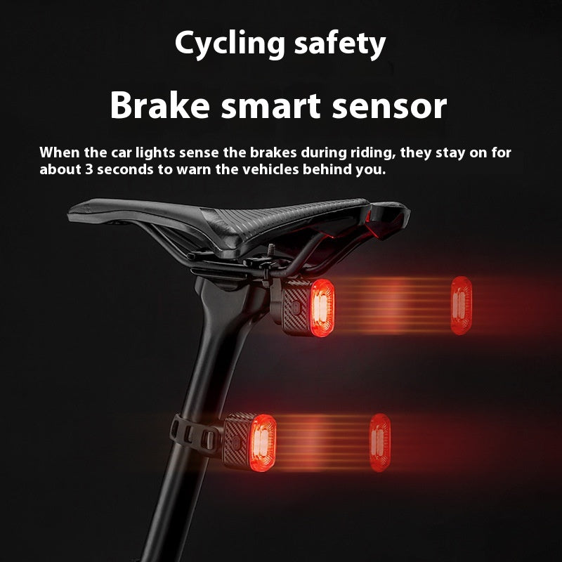 Intelligentes Velo-Rücklicht mit Bremslichtfunktion