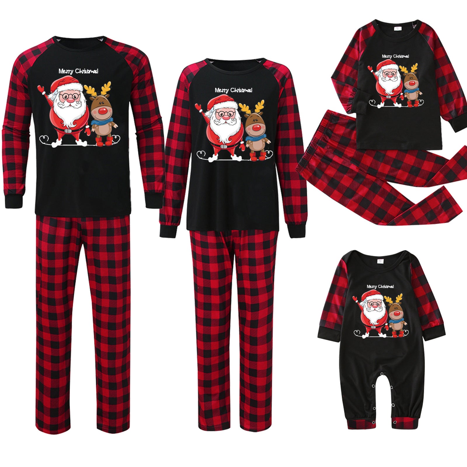 Weihnachts-Homewear im Partnerlook
