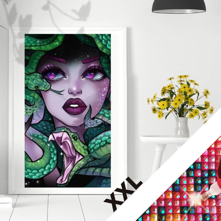 DIY Diamond Painting «Schlangendämon»