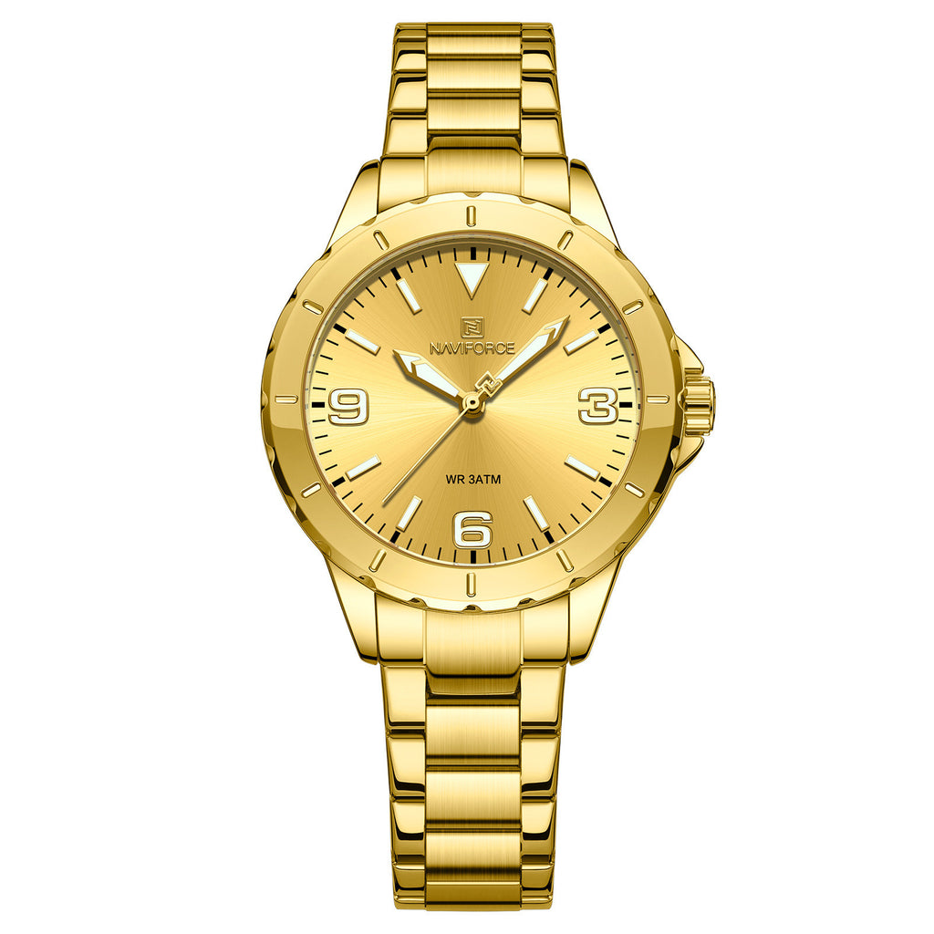 Wasserdichte Armbanduhr mit Edelstahlband – Bild 5 | LuxeStyle