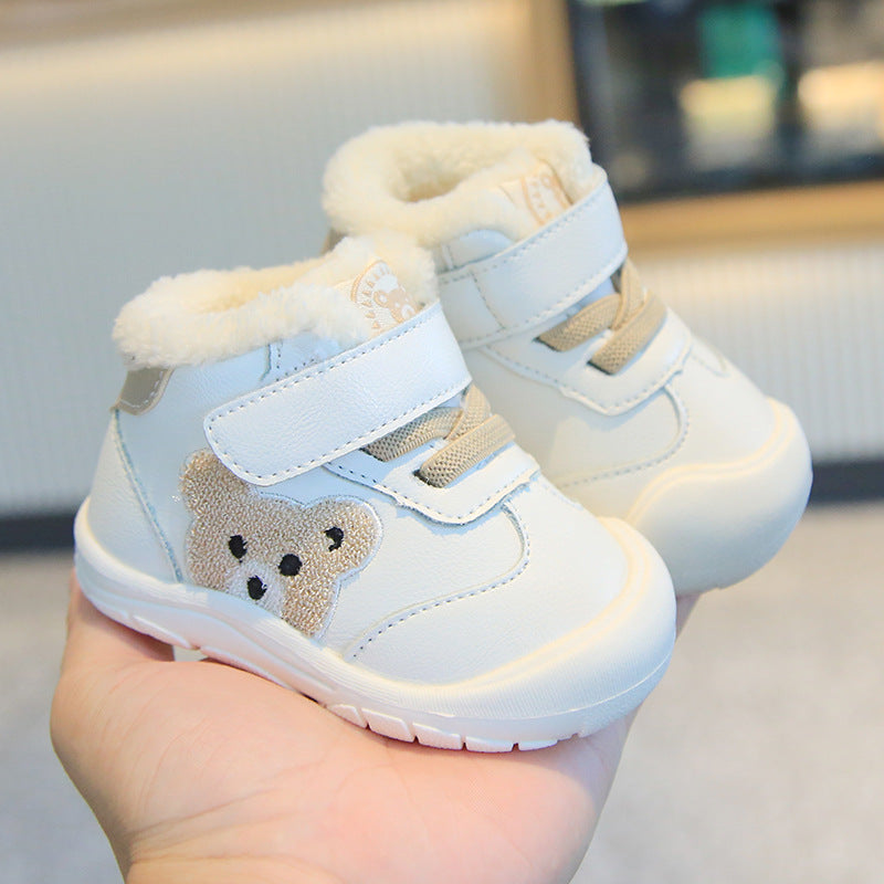 Winter-Kinderschuhe mit Cartoon-Muster