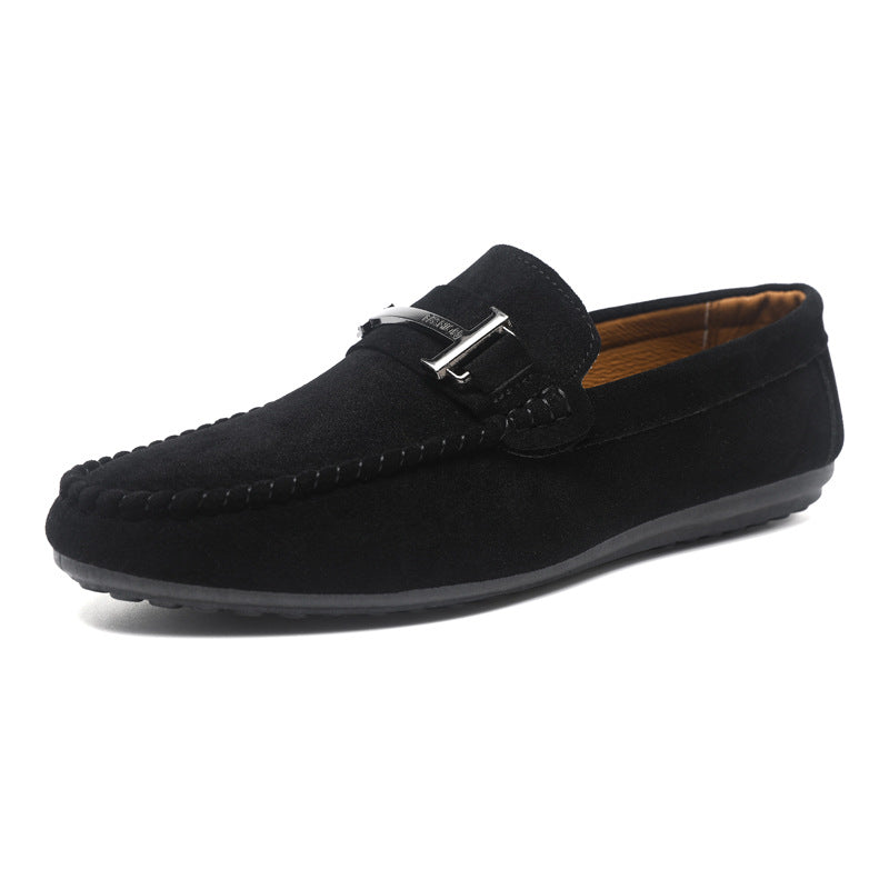 Legere Herren-Slipper aus Wildleder