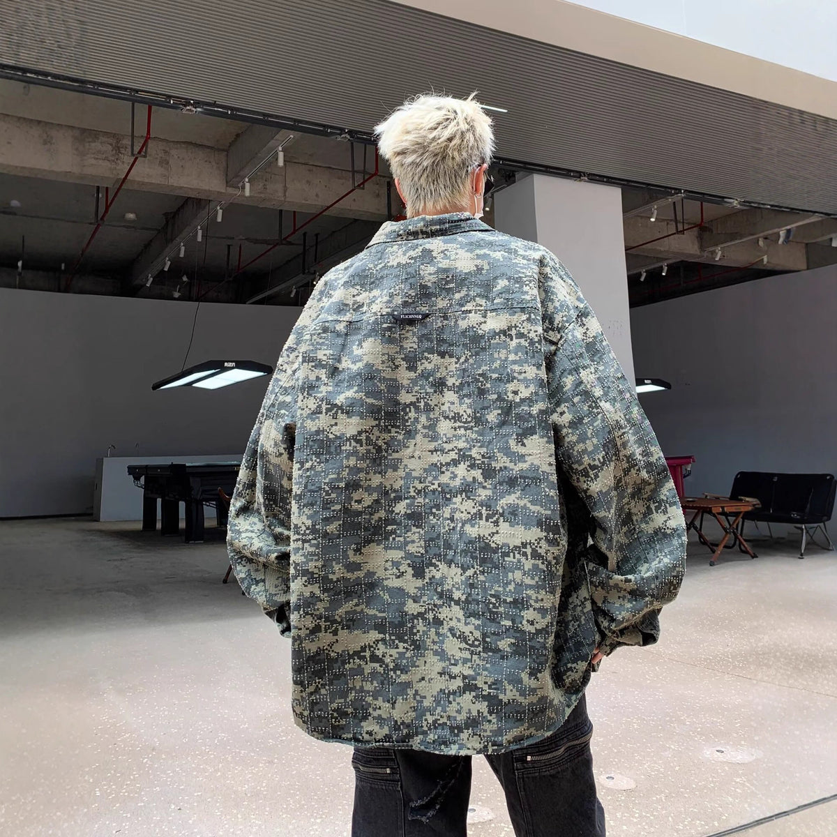 Vintage Camouflage Hemd für Herren – Bild 6 | LuxeStyle