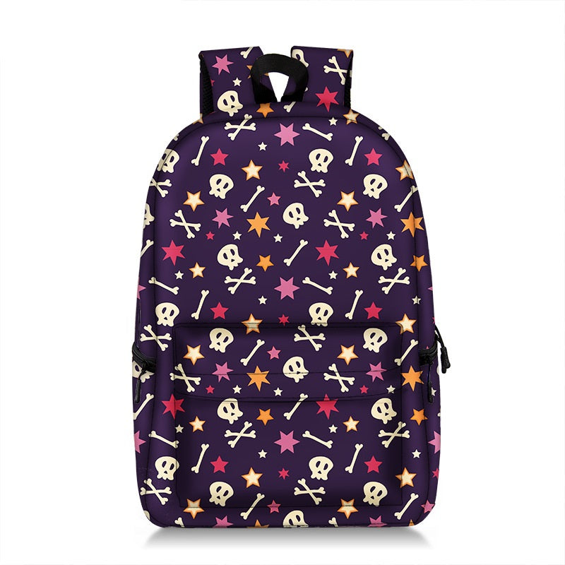 Niedlicher Katzen-Rucksack mit Allover-Print