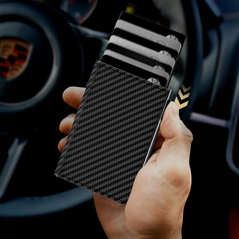 Multifunktions-Cardholder Herren-Geldbörse aus Kohlefaser